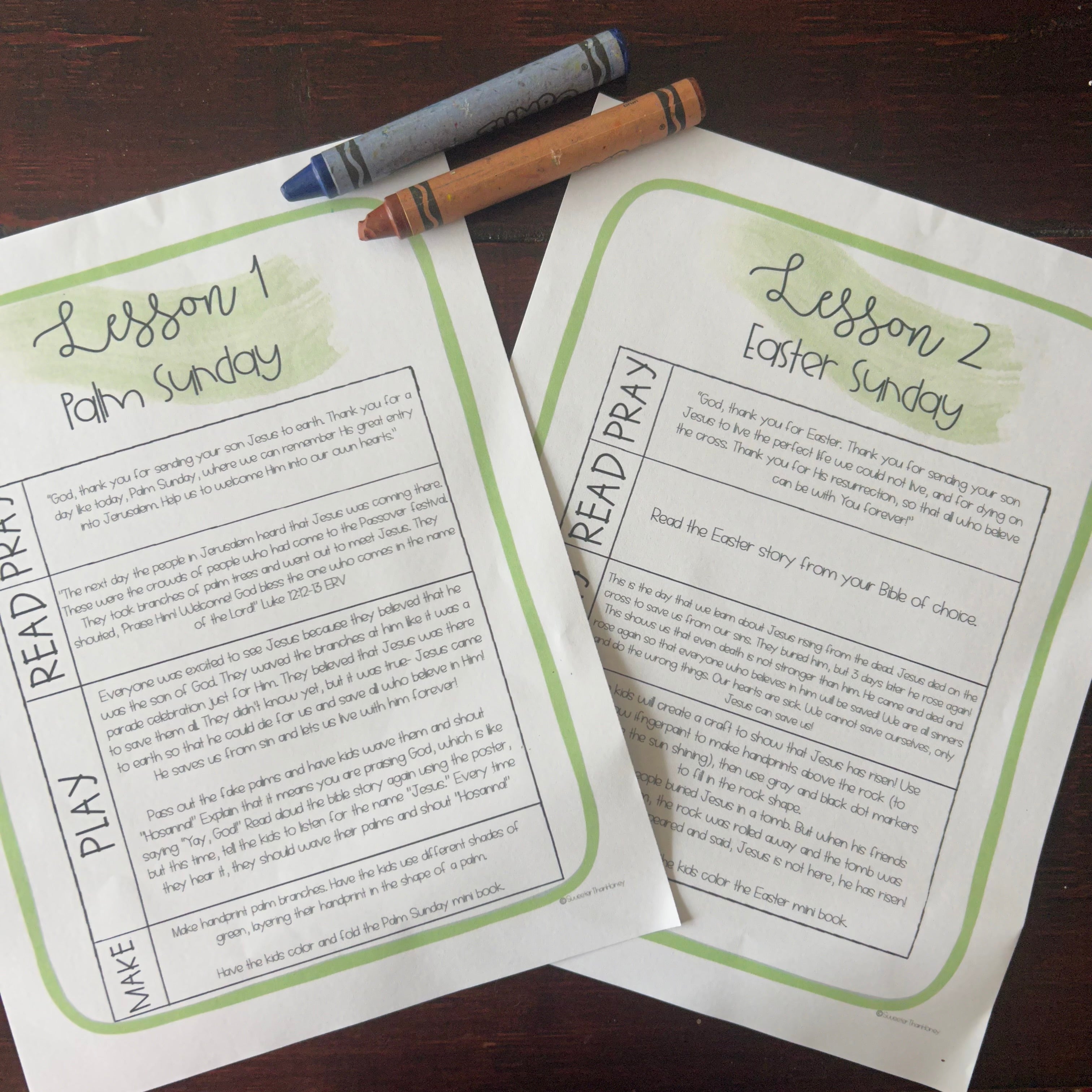 Palm Sunday & Easter | Big Truths Curriculum