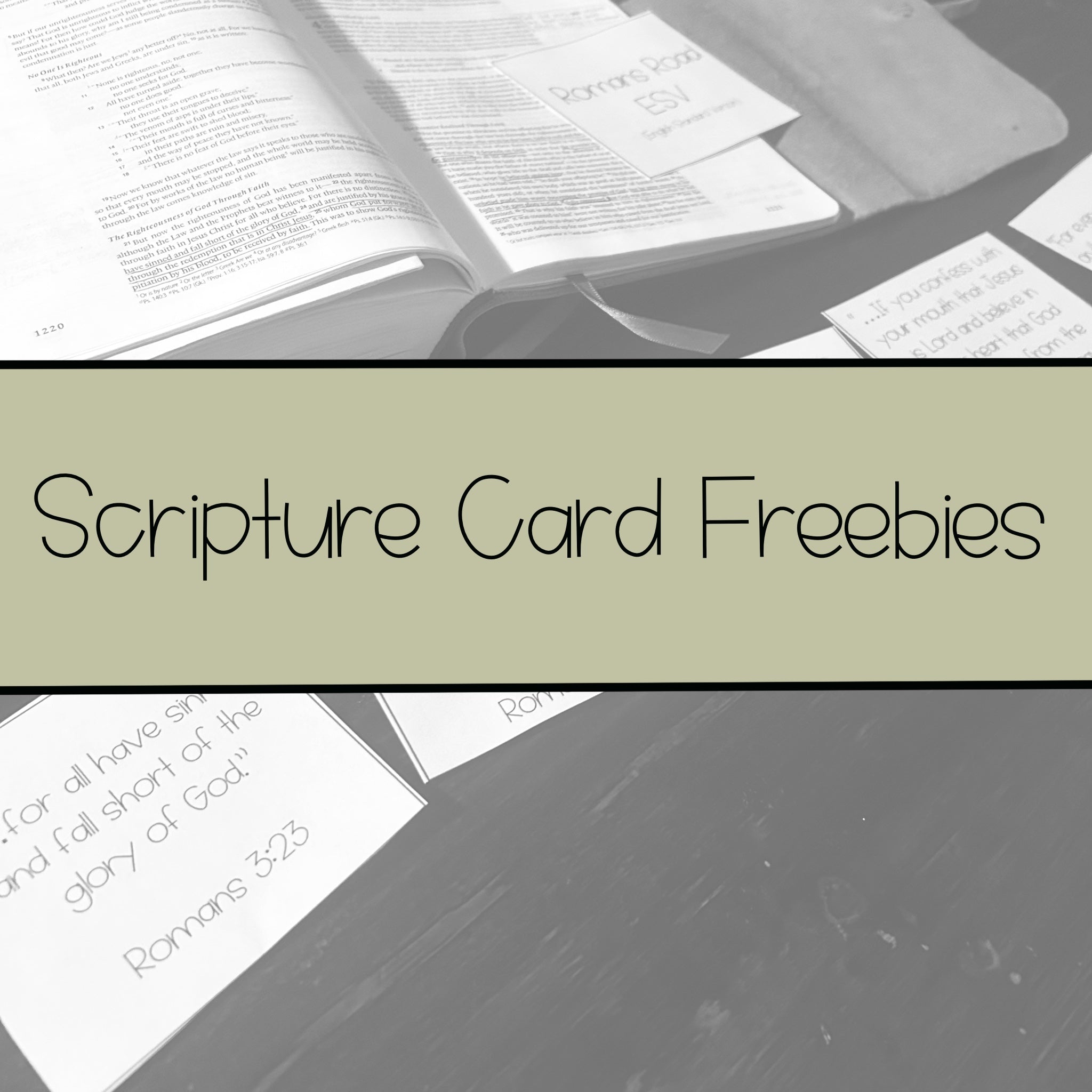 Scripture Memory Card Freebies
