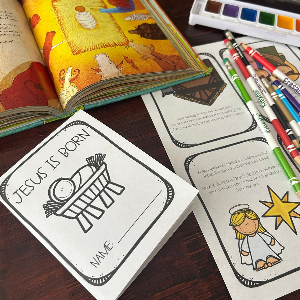 Jesus is Born | Mini Book Printables