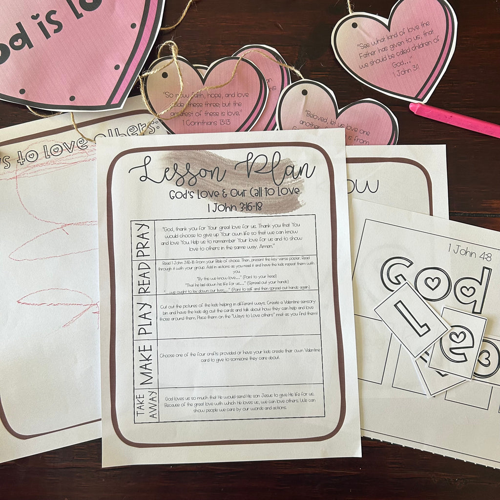 1 John 3:16 Love Lesson Plan