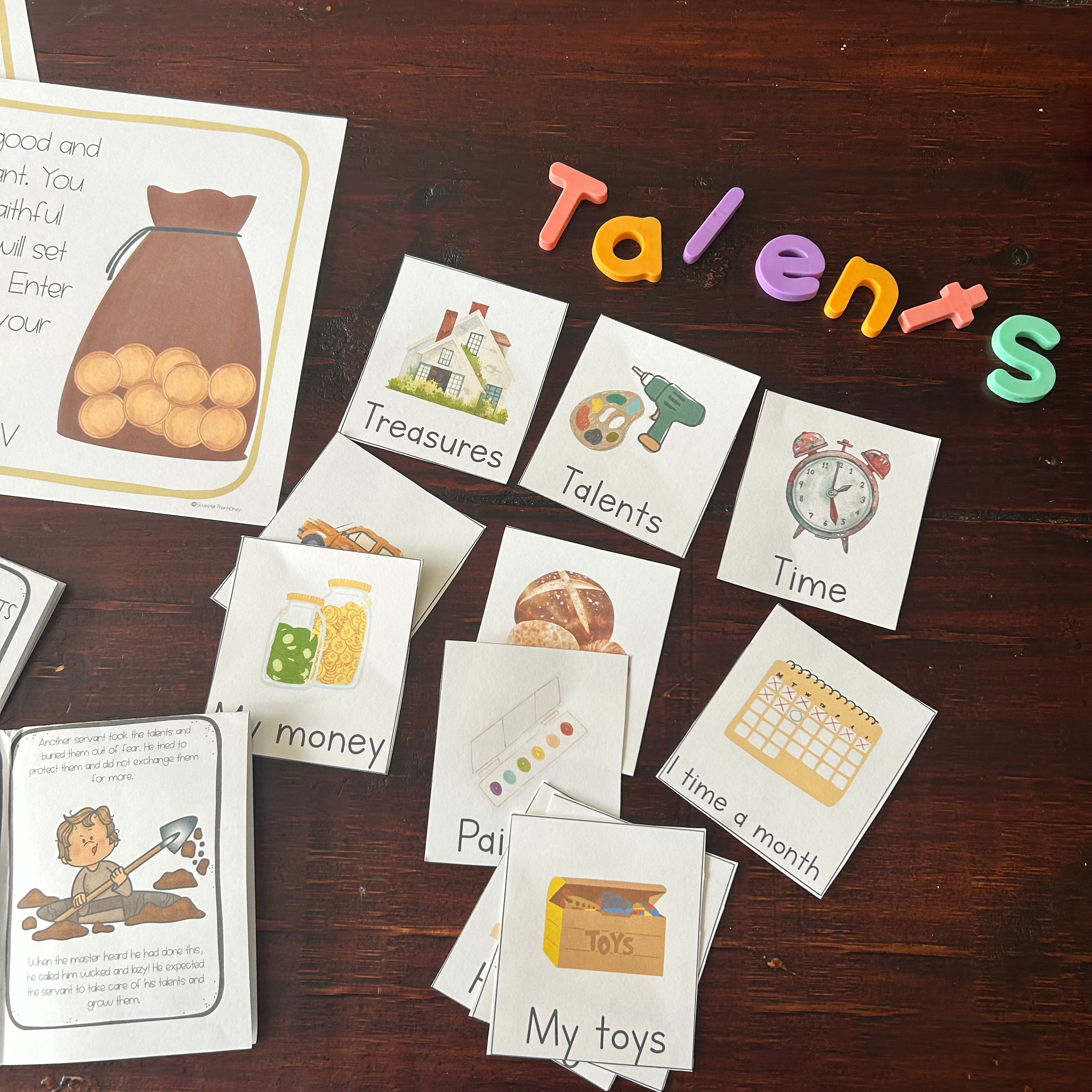 Parable of the Talents Lesson Plan for Toddlers and Preschoolers | Parables of Jesus