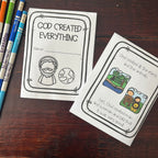 God Created Everything | Mini Book Printable
