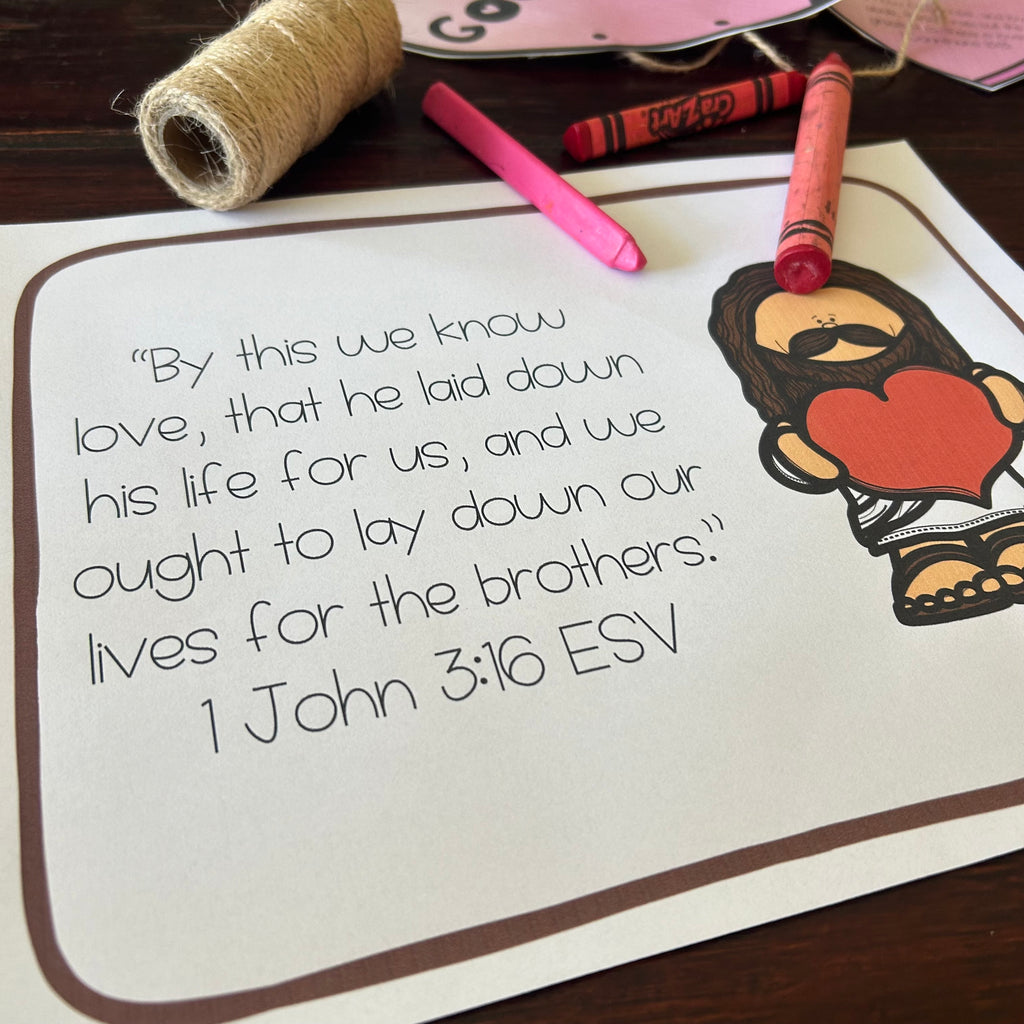 1 John 3:16 Love Lesson Plan