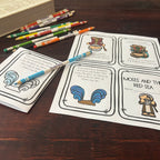 Moses and the Red Sea | Mini Book Printables