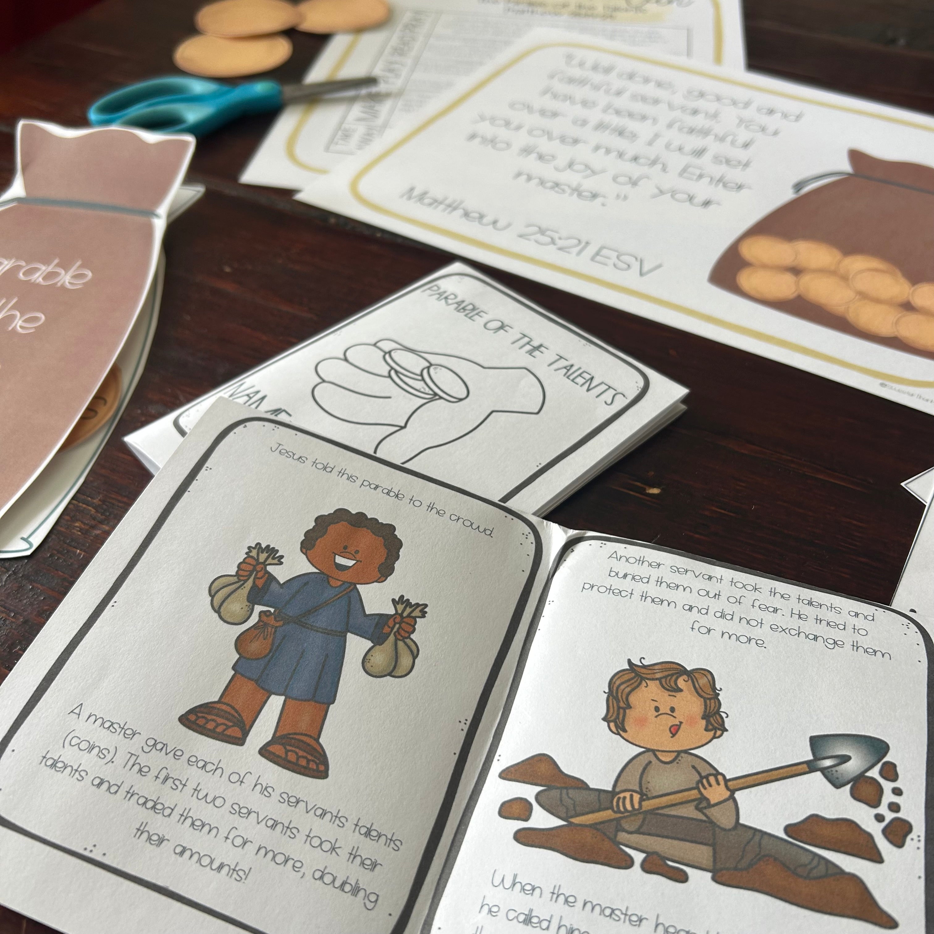 Parable of the Talents Lesson Plan for Toddlers and Preschoolers | Parables of Jesus