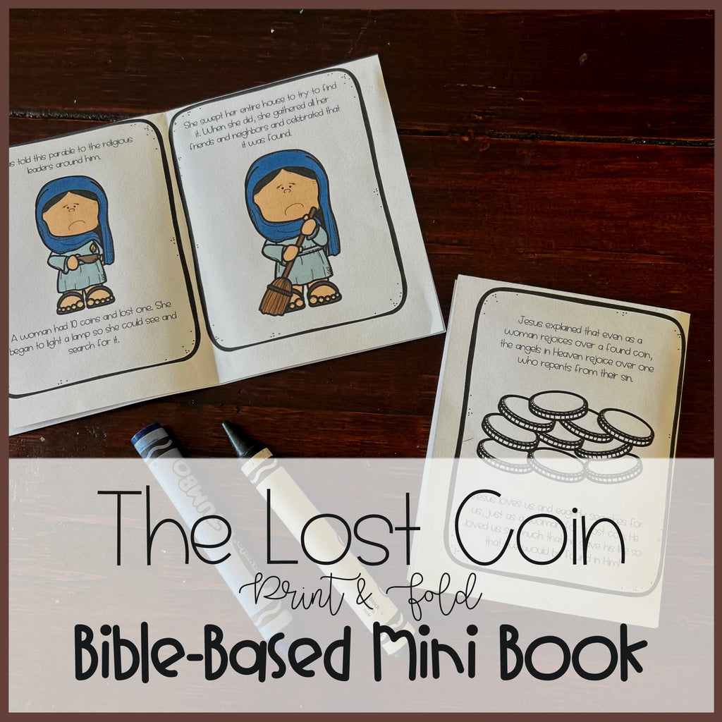 The Lost Coin | Mini Book Printables