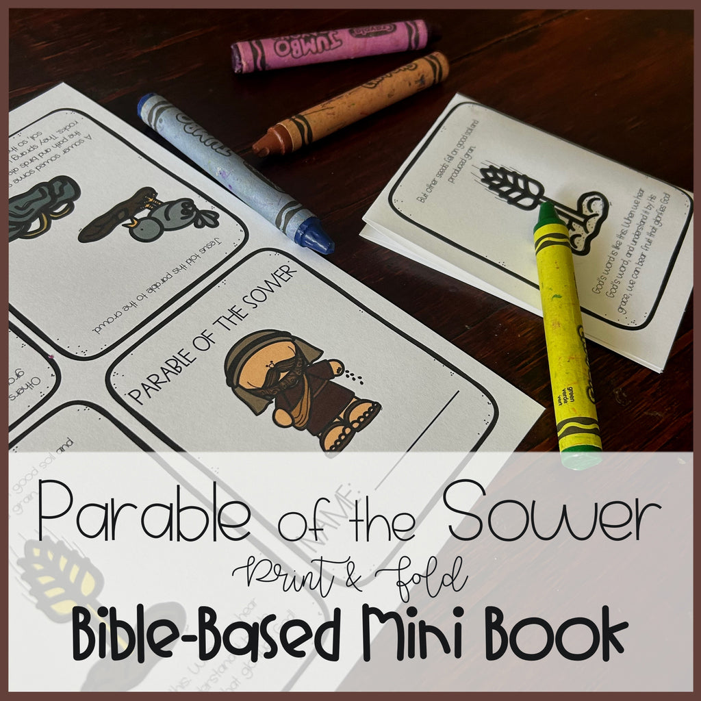 Parable of the Sower | Mini Book Printable