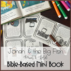 Jonah and the Big Fish | Mini Book Printables