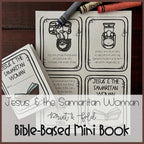 Jesus and the Samaritan Woman | Mini Book Printables