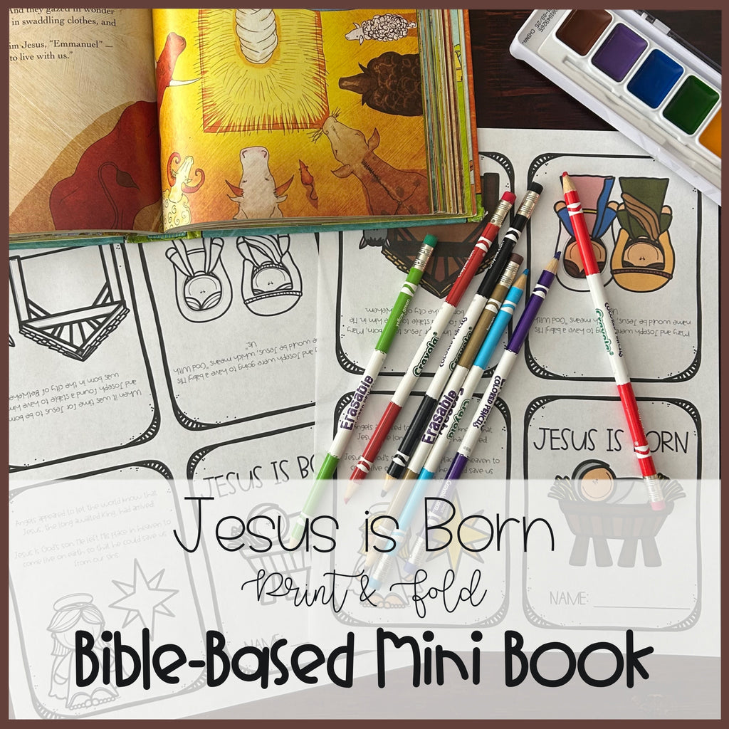 Jesus is Born | Mini Book Printables