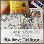Jesus is Born | Mini Book Printables