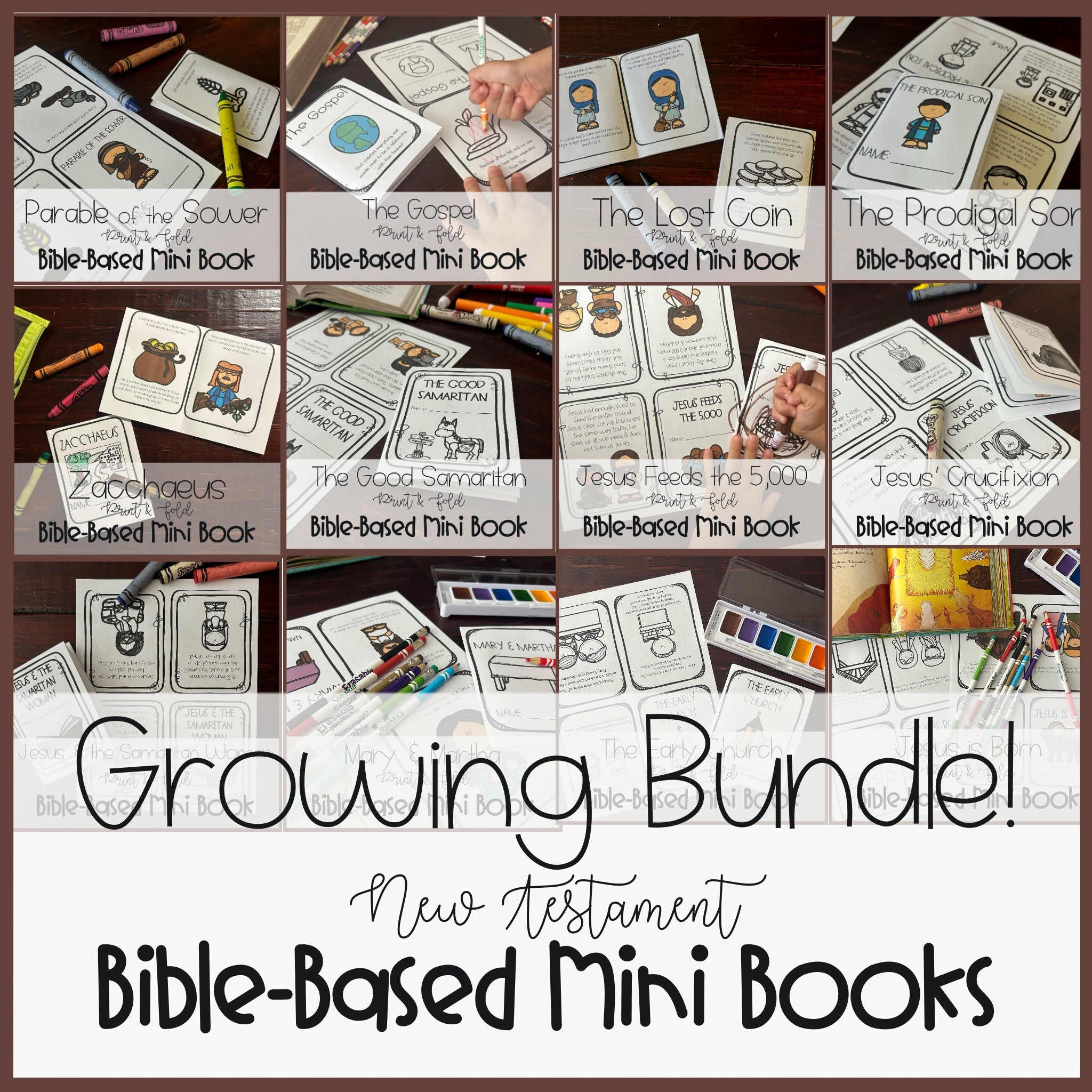 *BUNDLE: New Testament Mini Book Printables