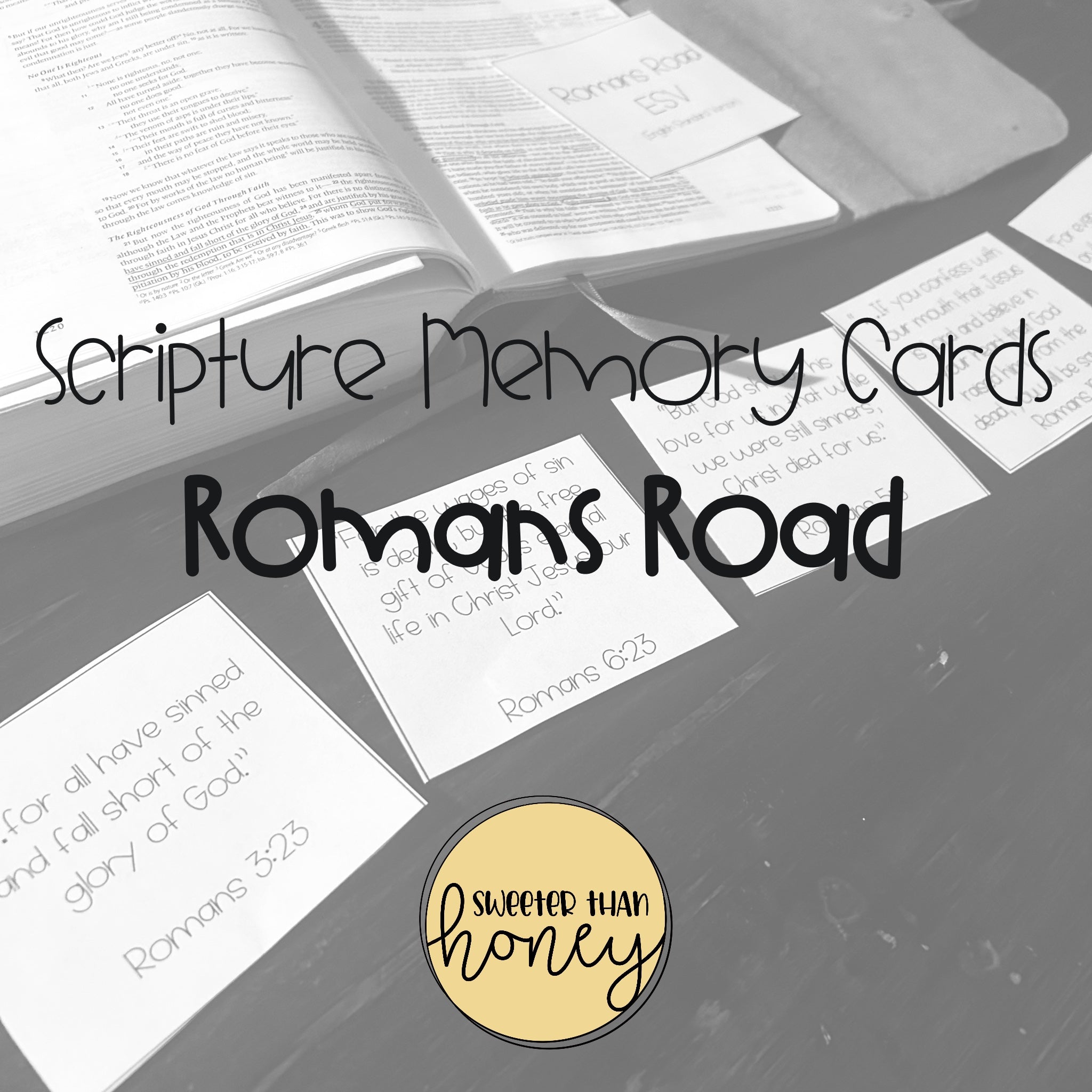 Free Scripture Memory Cards: Romans Road