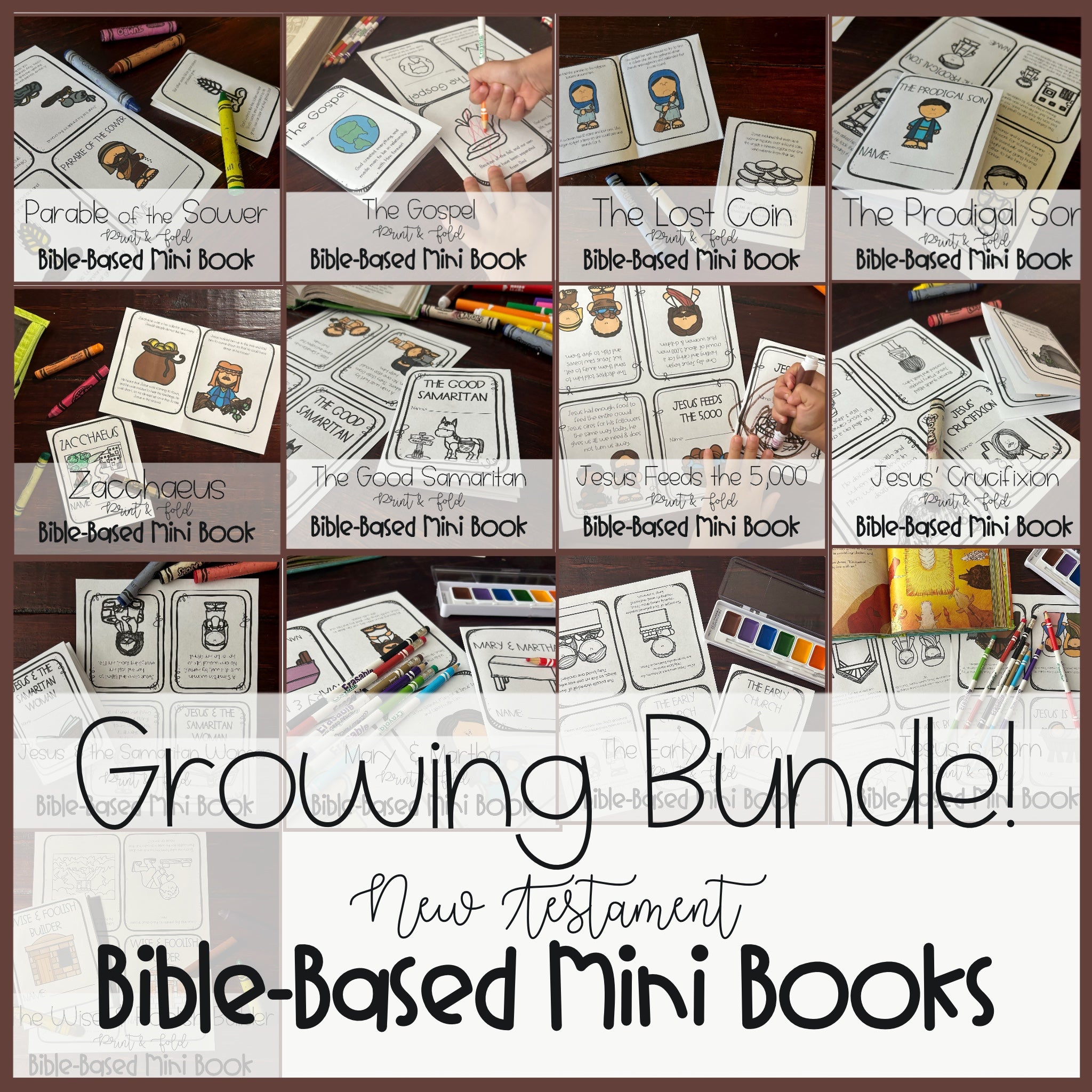 *BUNDLE: New Testament Mini Book Printables