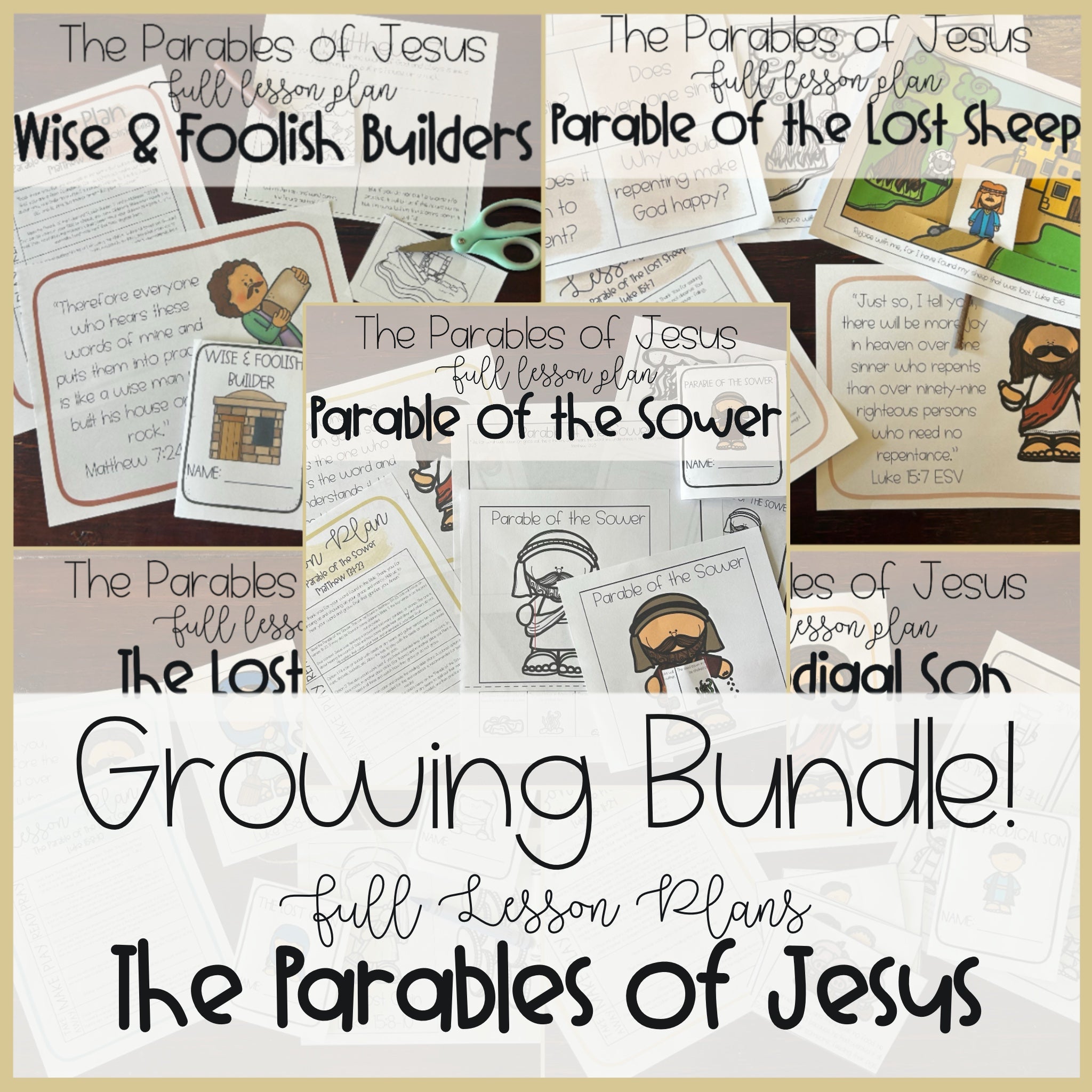 *BUNDLE: Parables of Jesus Lesson Plans