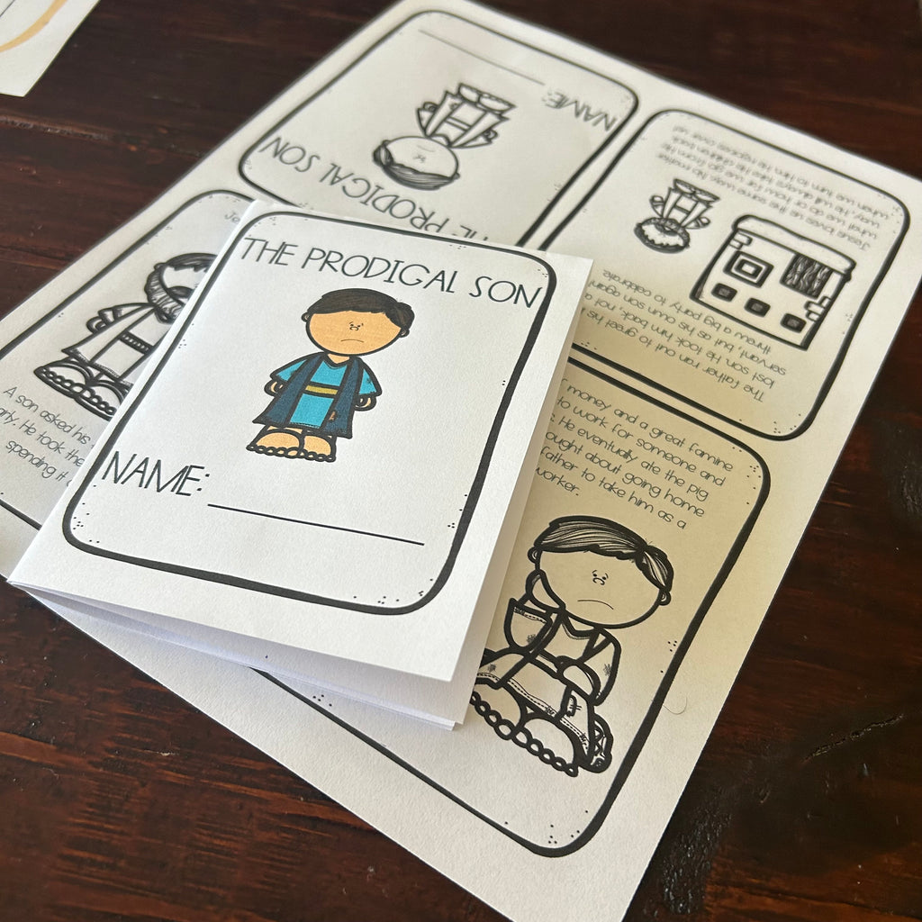 Prodigal Son | Mini Book Printables