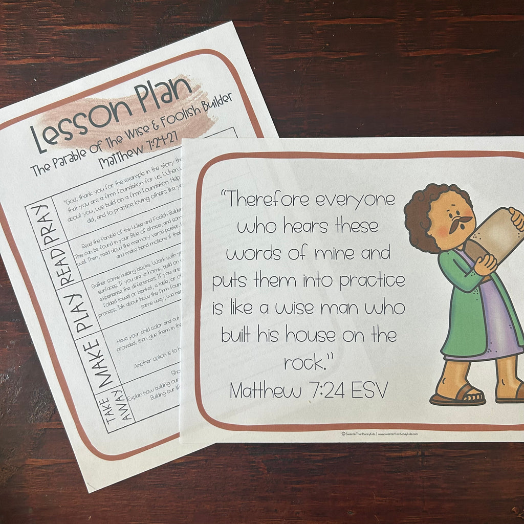 Parable of the Wise and Foolish Builders | Parables of Jesus