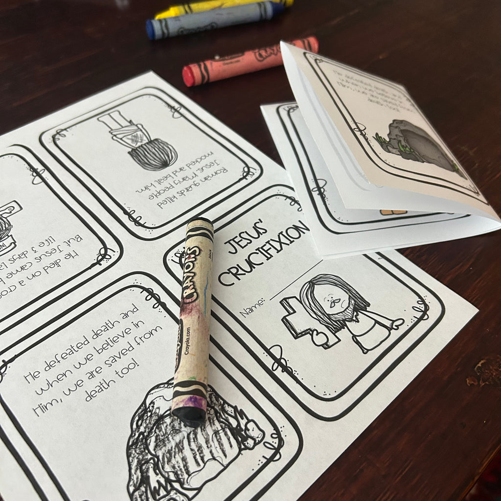Jesus’ Crucifixion | Mini Book Printables