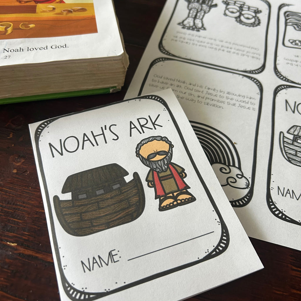 Noah’s Ark | Mini Book Printables