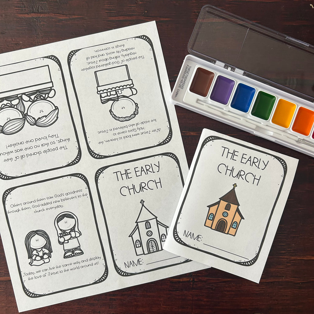 The Early Church | Mini Book Printables
