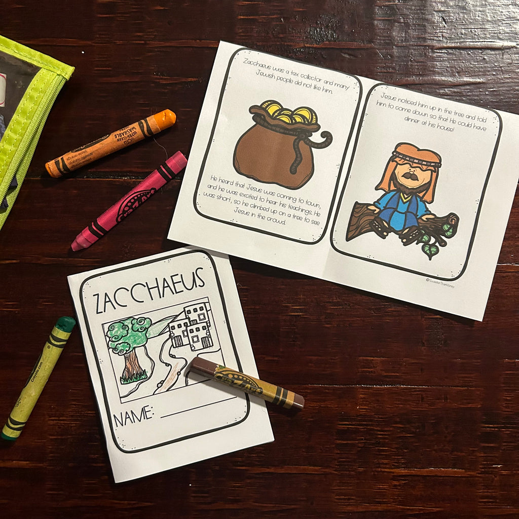 Zacchaeus | Mini Book Printable